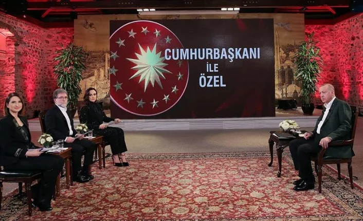 Cumhurbaşkanı Erdoğan ortak yayında gündemi değerlendirdi