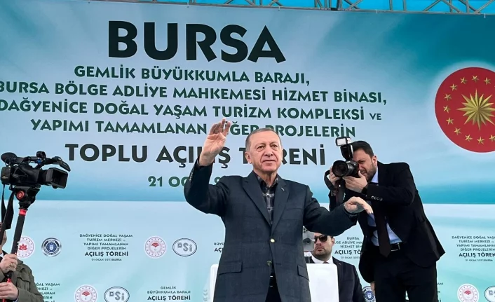 Cumhurbaşkanı Erdoğan, toplu açılış törenine katıldı