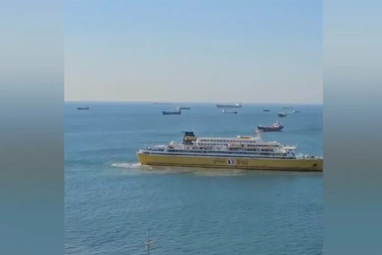 Denizi kirleten ro-ro gemisine 13 milyon lira ceza