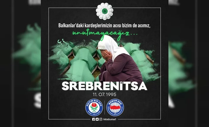 Eğitim Bir Sen Srebrenitsa şehitlerini andı