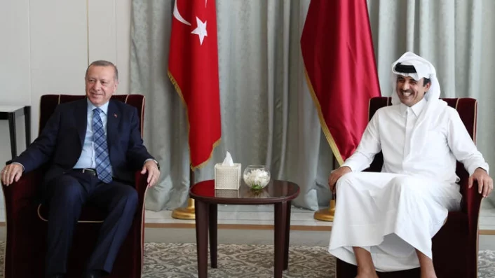 Erdoğan'dan Katar'da önemli görüşme
