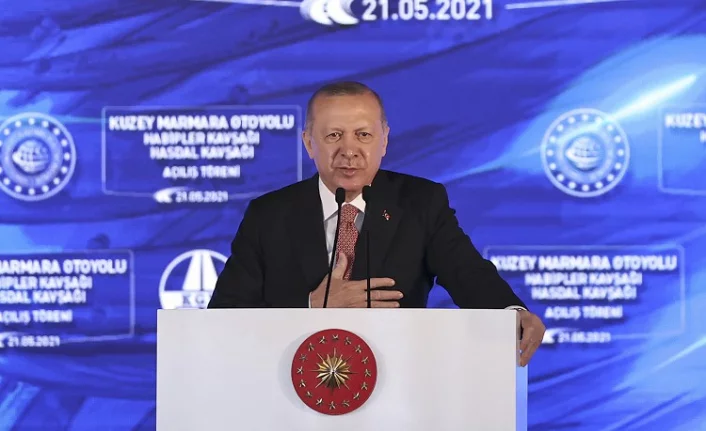 Erdoğan: “Kanal İstanbul tarihe damga vuracak bir eser olarak ülkemizin iftihar tablosunda yerini alacak”