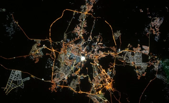 Fransız astronot, Mekke'nin uzay fotoğrafıyla bayramı kutladı