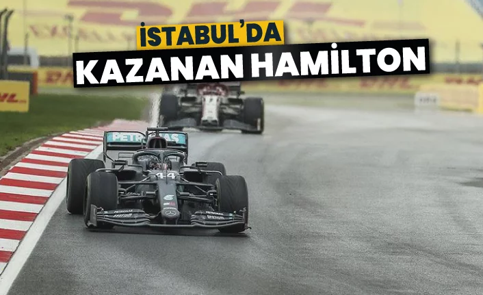 İstanbul'da kazanan Lewis Hamilton