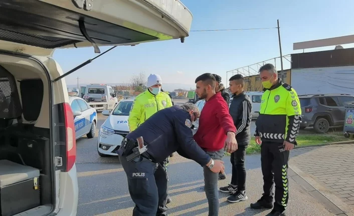 İzmir'den Bursa'ya gelen sürücü 405 kilometre sonra yakalandı
