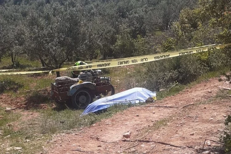 Kullandığı motosikletin altında kalan çiftçi öldü 