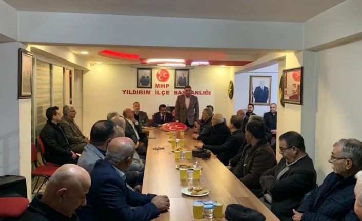 MHP Yıldırım İlçe Teşkilatı istişare toplantısı düzenledi