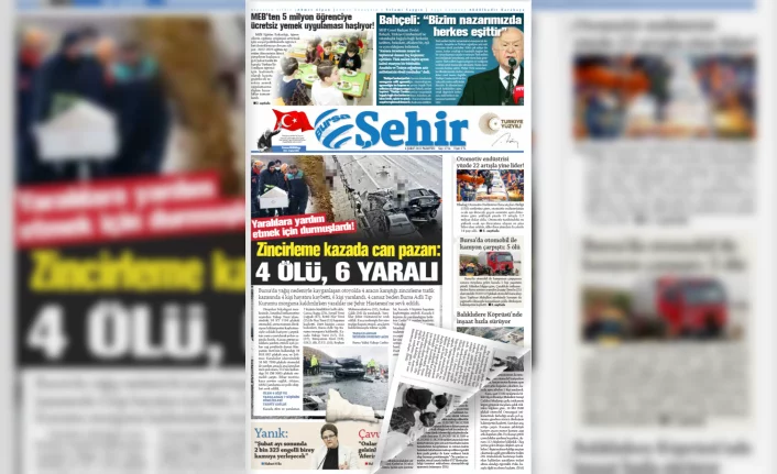 'Şehir e-Gazete' ile her an, her yerden gazetemizi okuyabilirsiniz