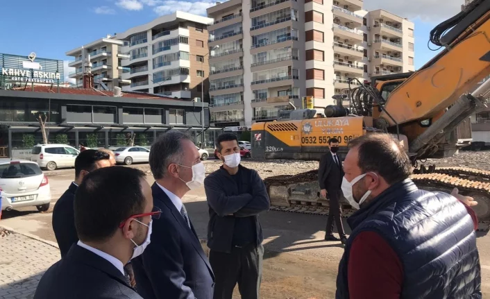 Taban, İzmir depremi sonrası çalışmaları yerinde inceledi