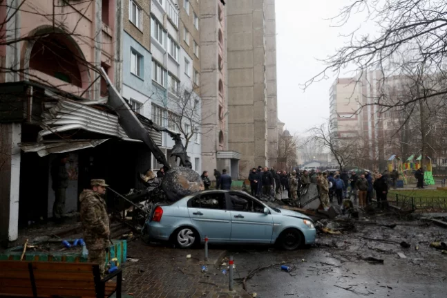Ukrayna'da helikopter kazası: İçişleri Bakanı öldü