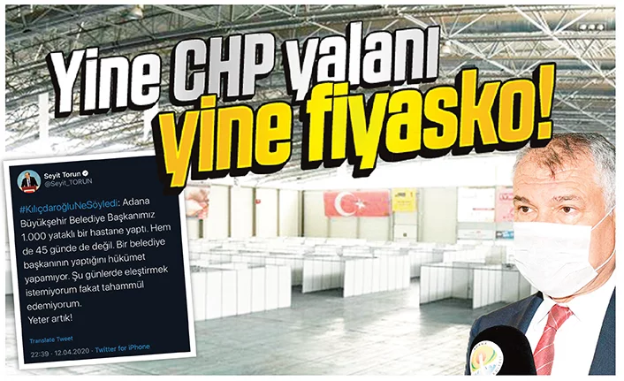 Yine CHP yalanı yine fiyasko!