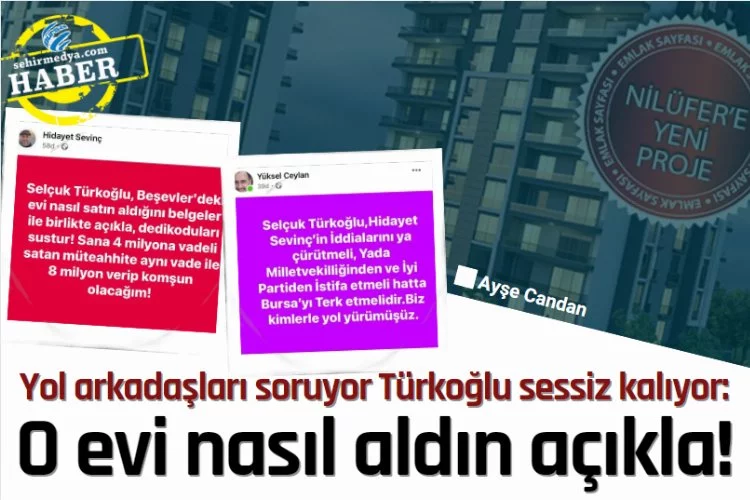 Yol arkadaşları soruyor Türkoğlu sessiz kalıyor:  O evi nasıl aldın açıkla!