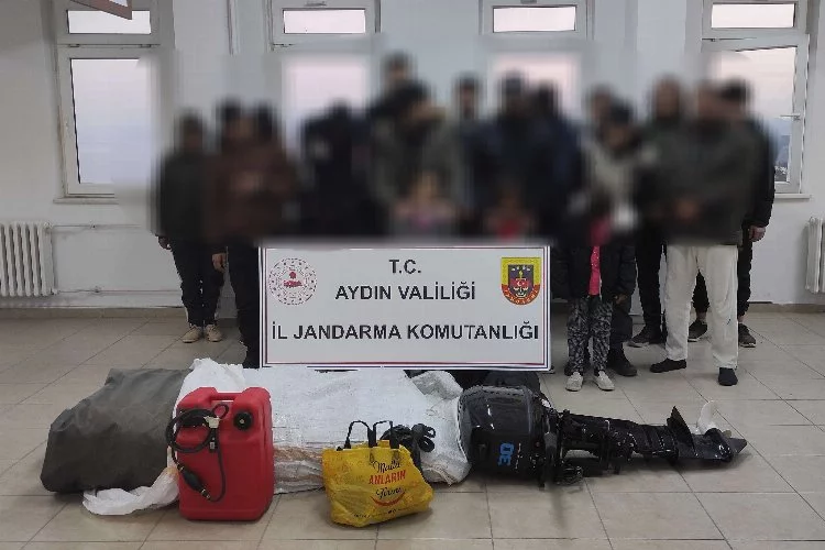 Yunanistan’a geçmeye çalışan 19 düzensiz göçmen yakalandı